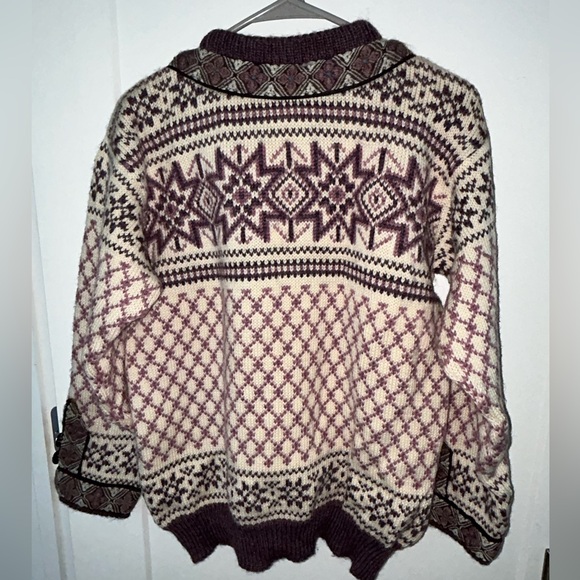 Dale Of Norway wool cardigan sweater with metal frogs women's sz 42 EUC - Picture 9 of 15